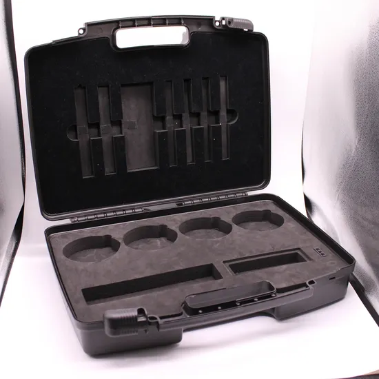 PP Material Plastic Suitcase Briefcase Carrying Case 