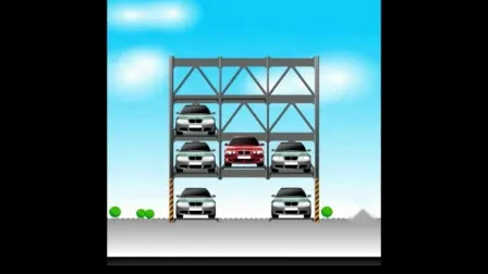 Smart Multi Floors Vertical Storage Puzzle Parking System 