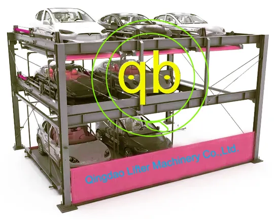 Multilayer 3 Levels Vertical Puzzle Parking System Lift