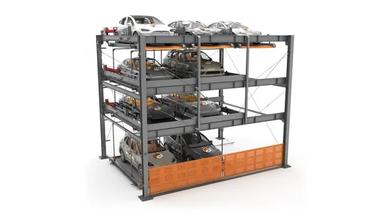 Smart Multi Floors SUV Vertical Storage Puzzle Parking System 