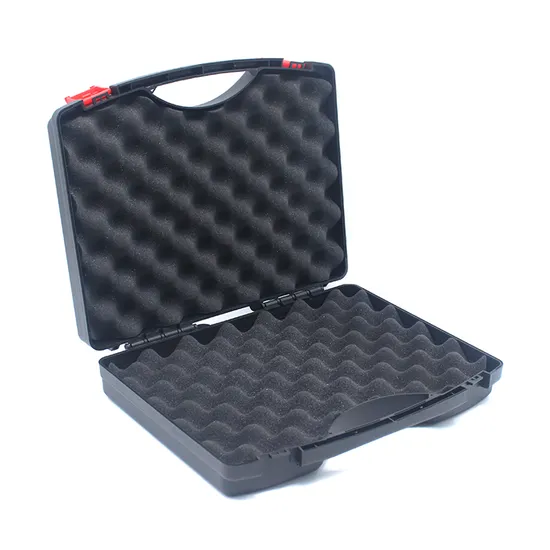 Black Hard Plastic Tool Carrying Case PP Tool Box 