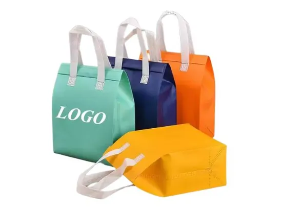 Customizable Promotional Take out Lunch Bag for Shopping with Waterproof Capabilities 