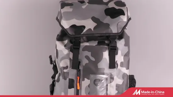 Durable Camo Dry Bag Backpack for Outdoors 