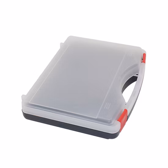 Black Hard Plastic Tool Carrying Case PP Tool Box